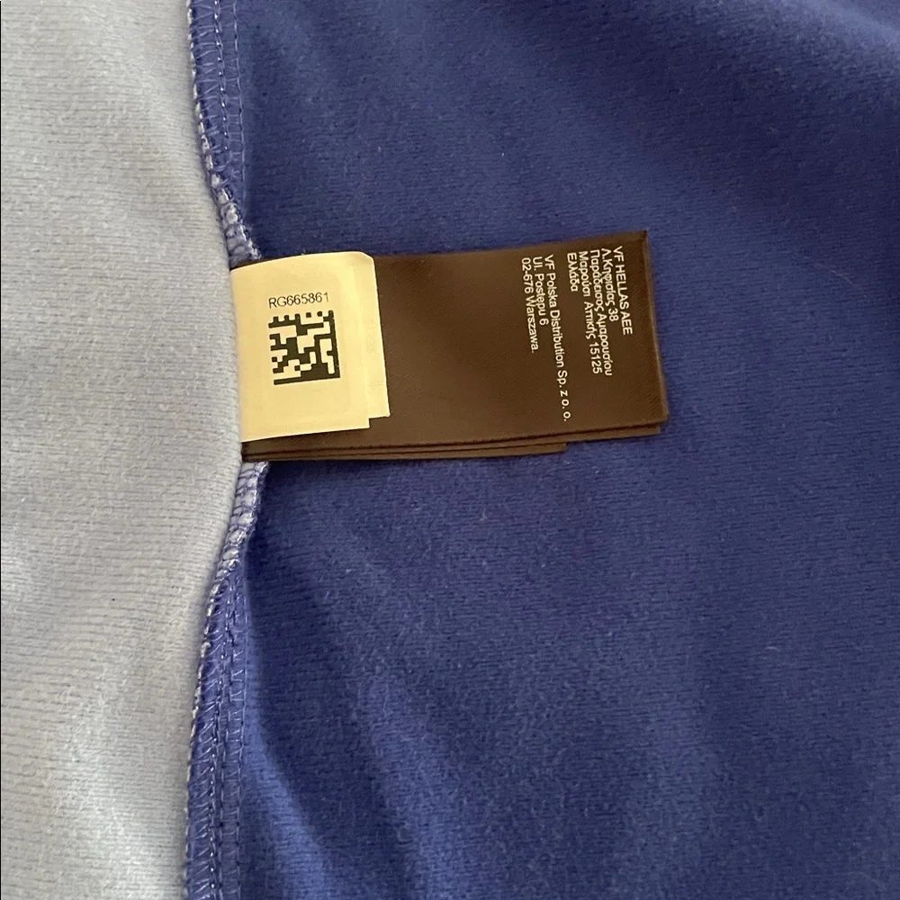 The North Face Lavender and Royal Blue Hoodie